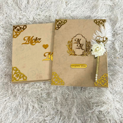 Gold Nikkah box set
