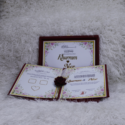 Velvet Nikkah Signature Box