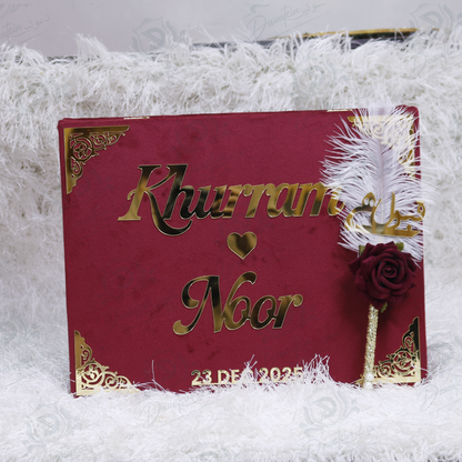 Velvet Nikkah Signature Box