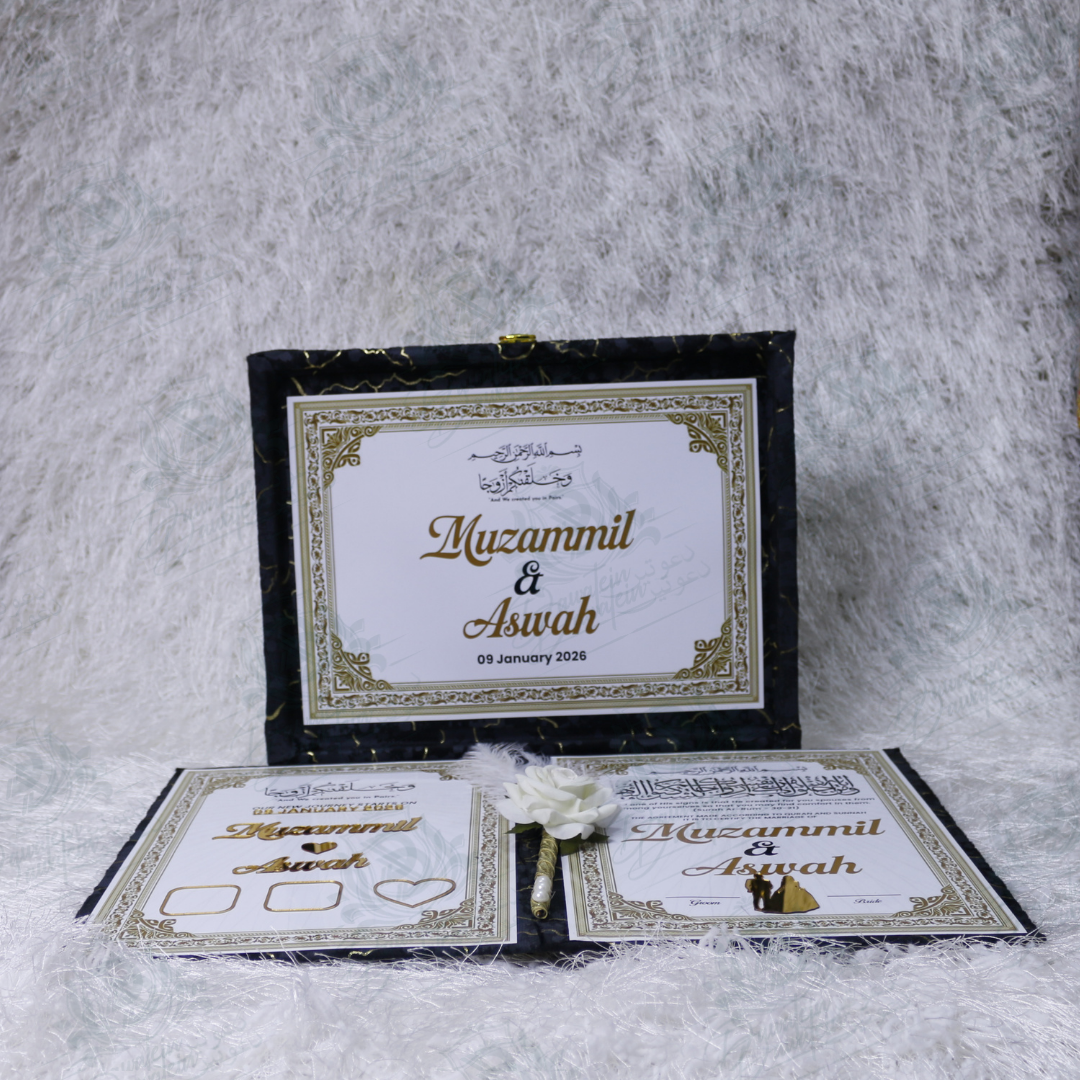 Golden Promise Nikkah Box