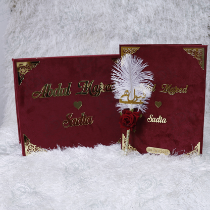 Velvet Nikkah Box