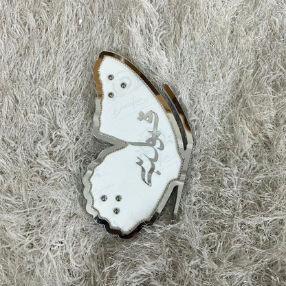 Butterfly Acrylic Nikkah Book