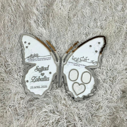 Butterfly Acrylic Nikkah Book