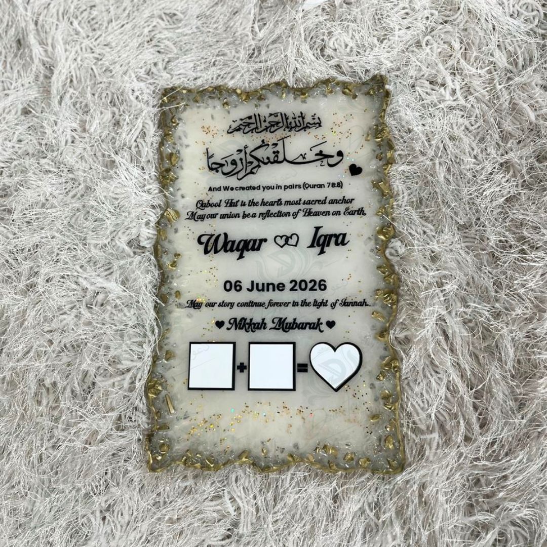 Resin Nikkah Tray