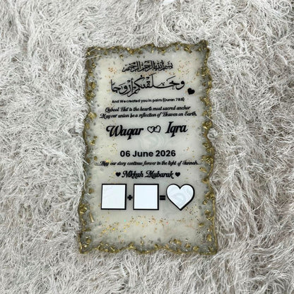 Resin Nikkah Tray