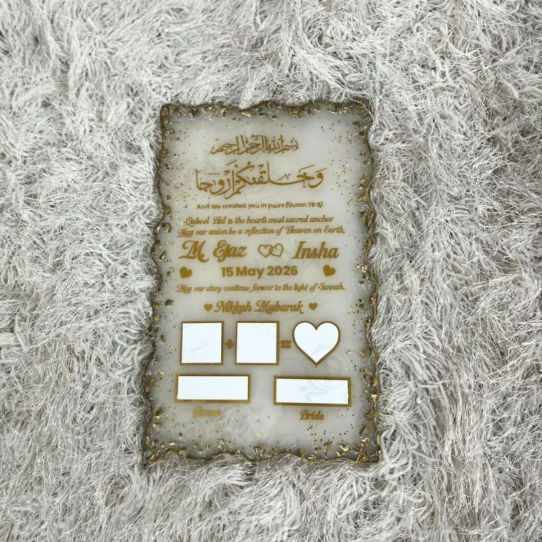 Resin Nikkah Tray