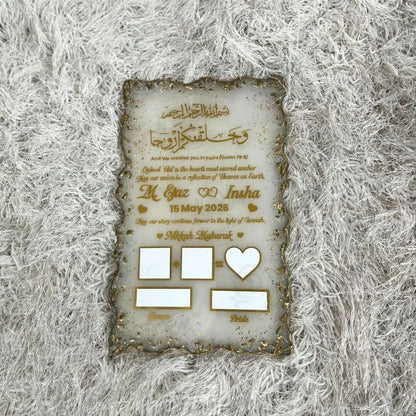 Resin Nikkah Tray