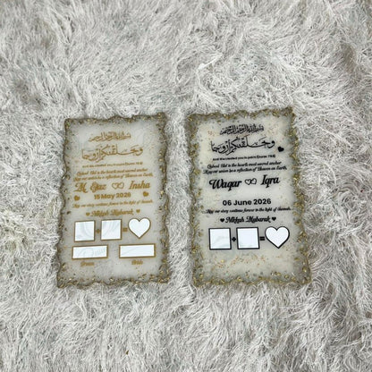 Resin Nikkah Tray