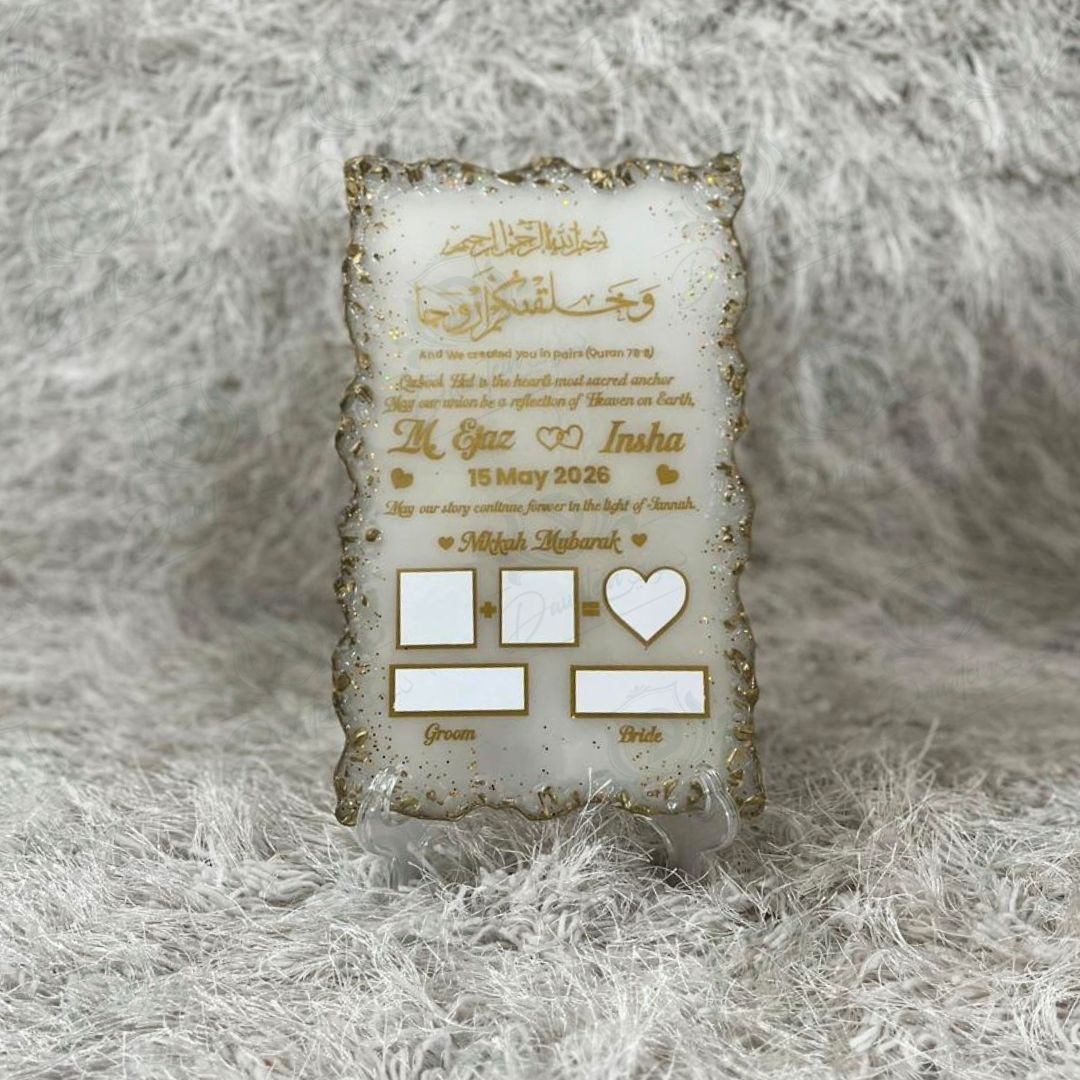 Resin Nikkah Tray