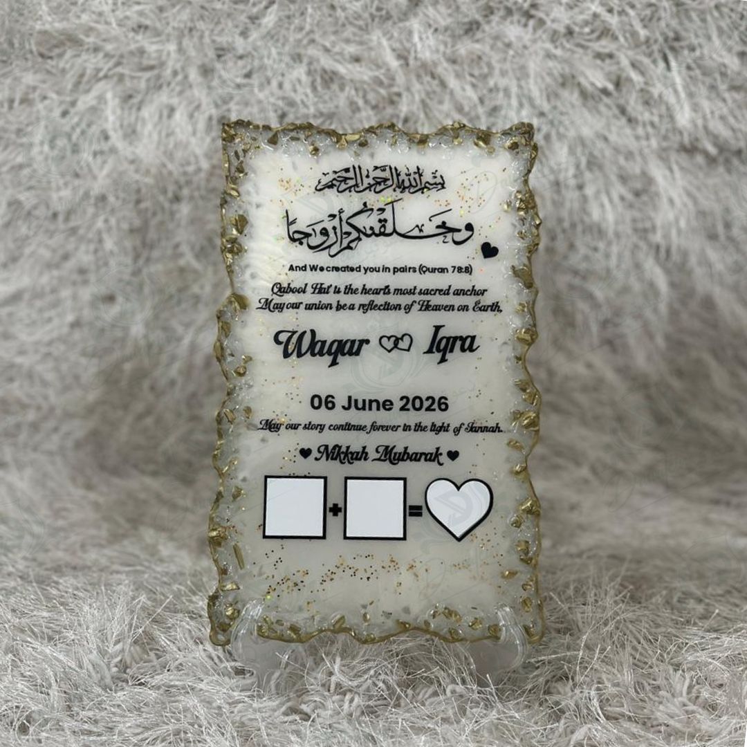 Resin Nikkah Tray