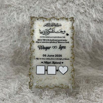 Resin Nikkah Tray