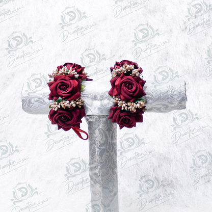 Mehroon Velvet Gajray