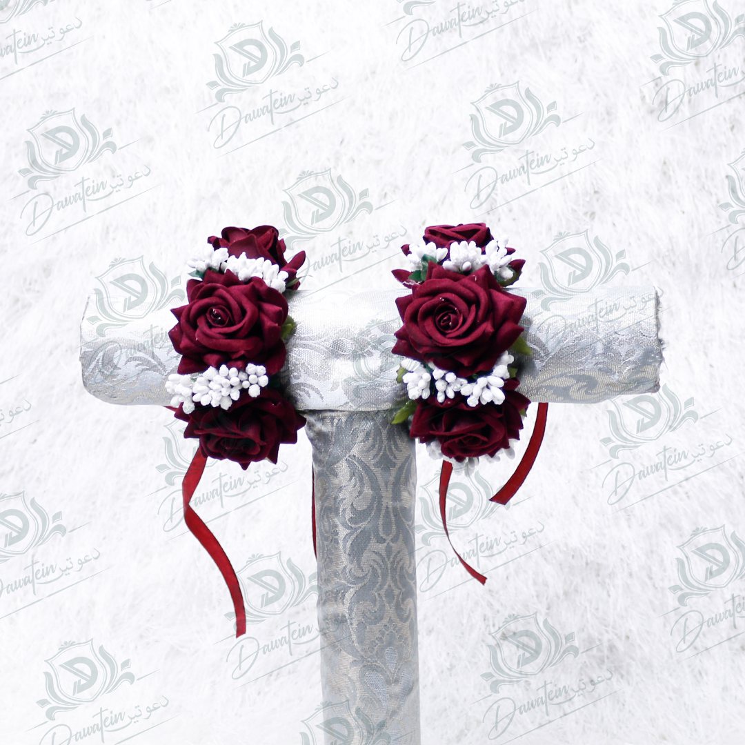 Mehroon Velvet Gajray